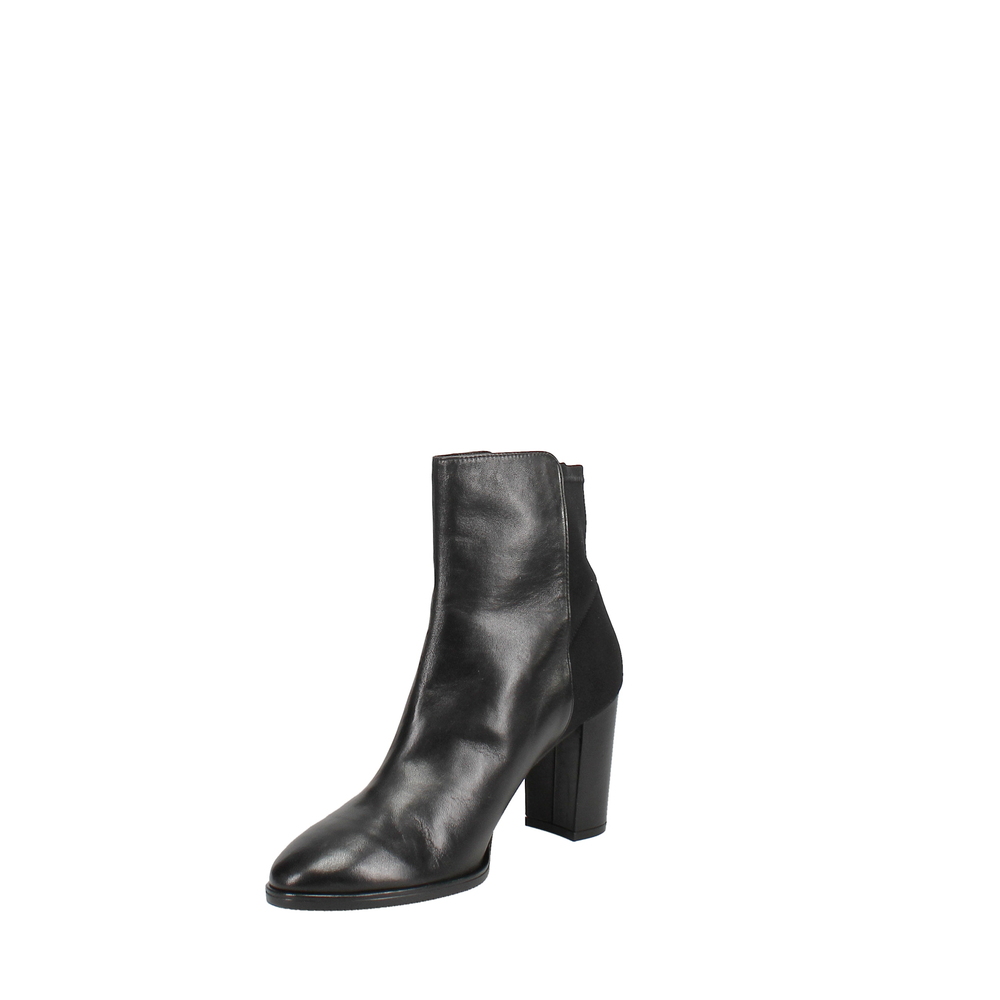 Stuart Weitzman | Harper High Heel Booties | Black - Picture 7 of 9